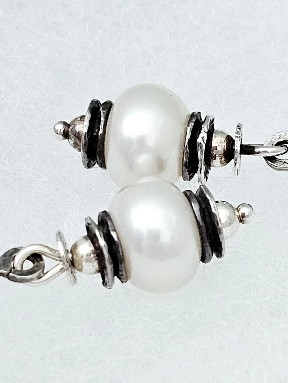 Silpada Sterling Silver Pearl 'Light The Way' Drop Earrings W0922